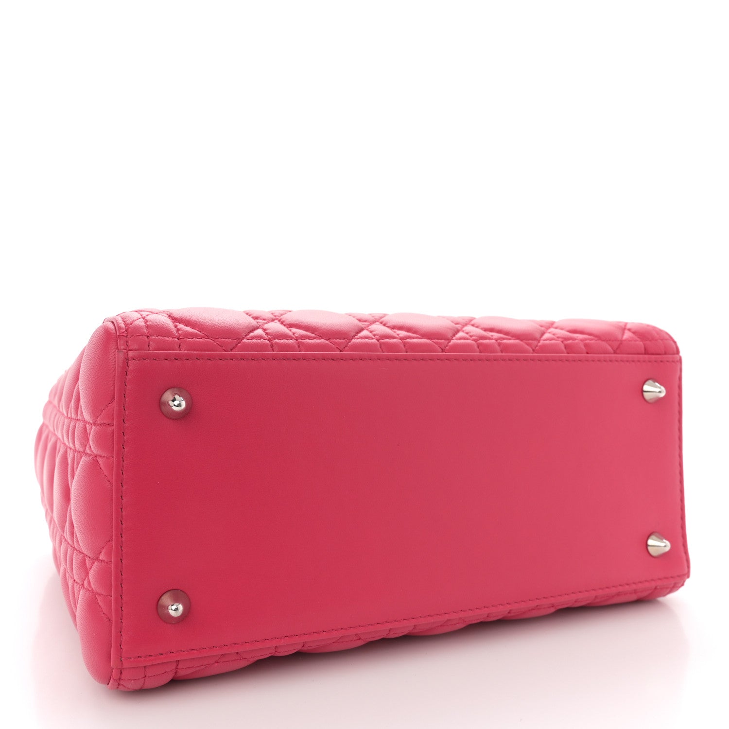 Christian Dior Lambskin Cannage Medium Lady Dior Pink 4 of 10