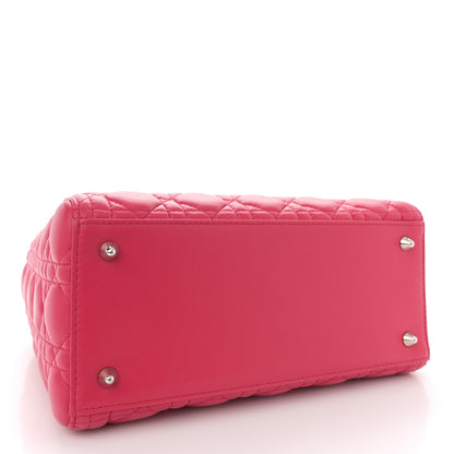 Christian Dior Lambskin Cannage Medium Lady Dior Pink 4 of 10