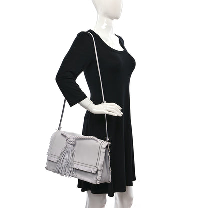 Valentino Garavani Calfskin The Rope Crossbody Bag White 2 of 9