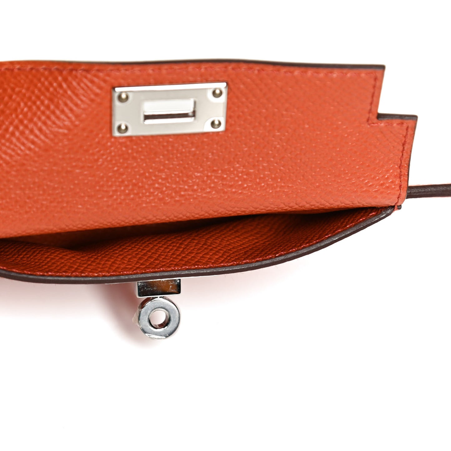 Swift Epsom Pocket Kelly Shoulder Strap Orange