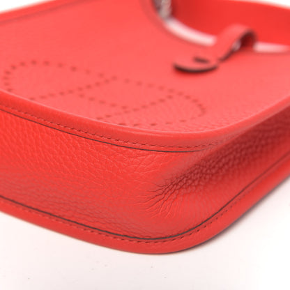 Hermes Taurillon Clemence Evelyne TPM Rouge de Coeur 9 of 9