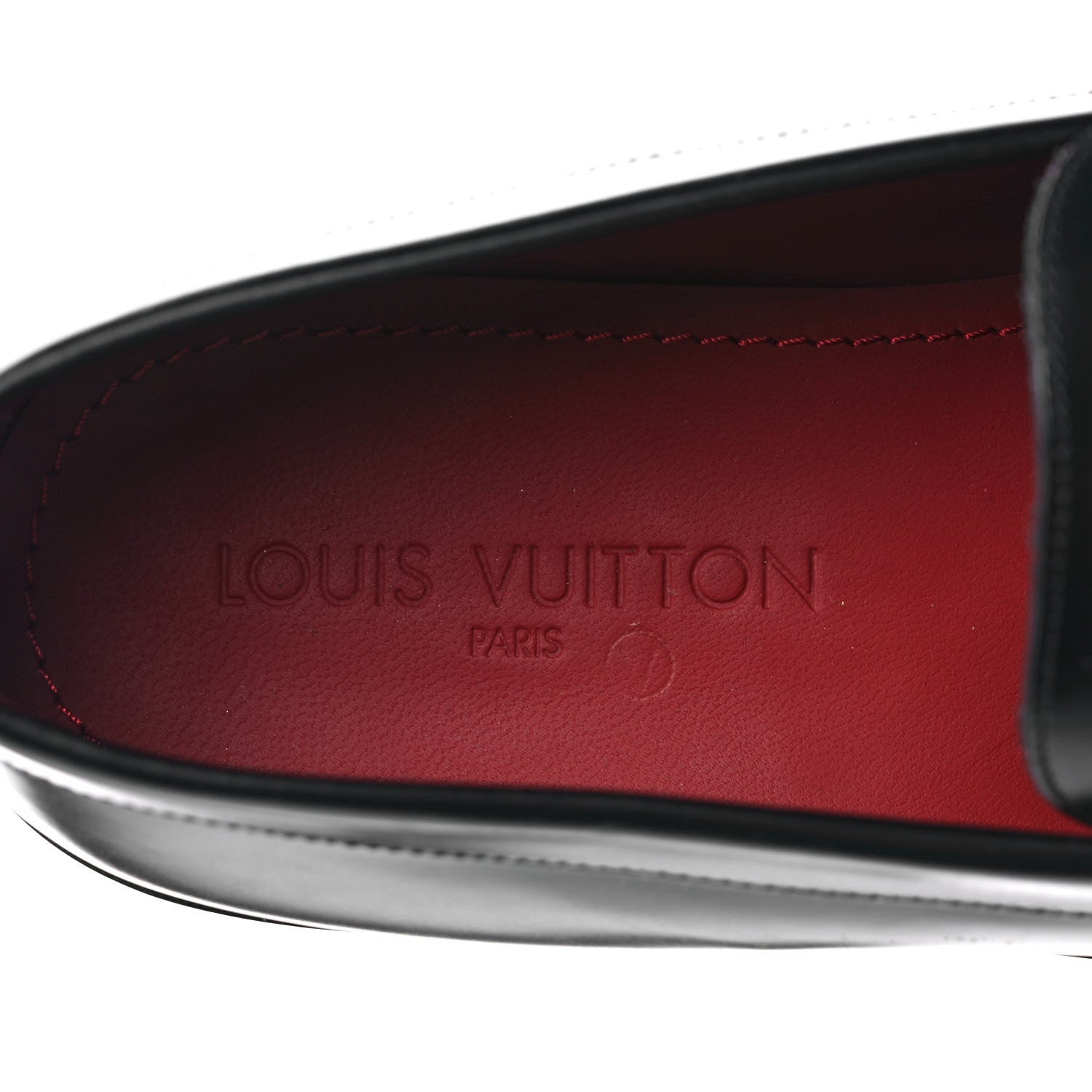 Louis Vuitton Calfskin Mens Loafers 8.5 Black 7 of 8