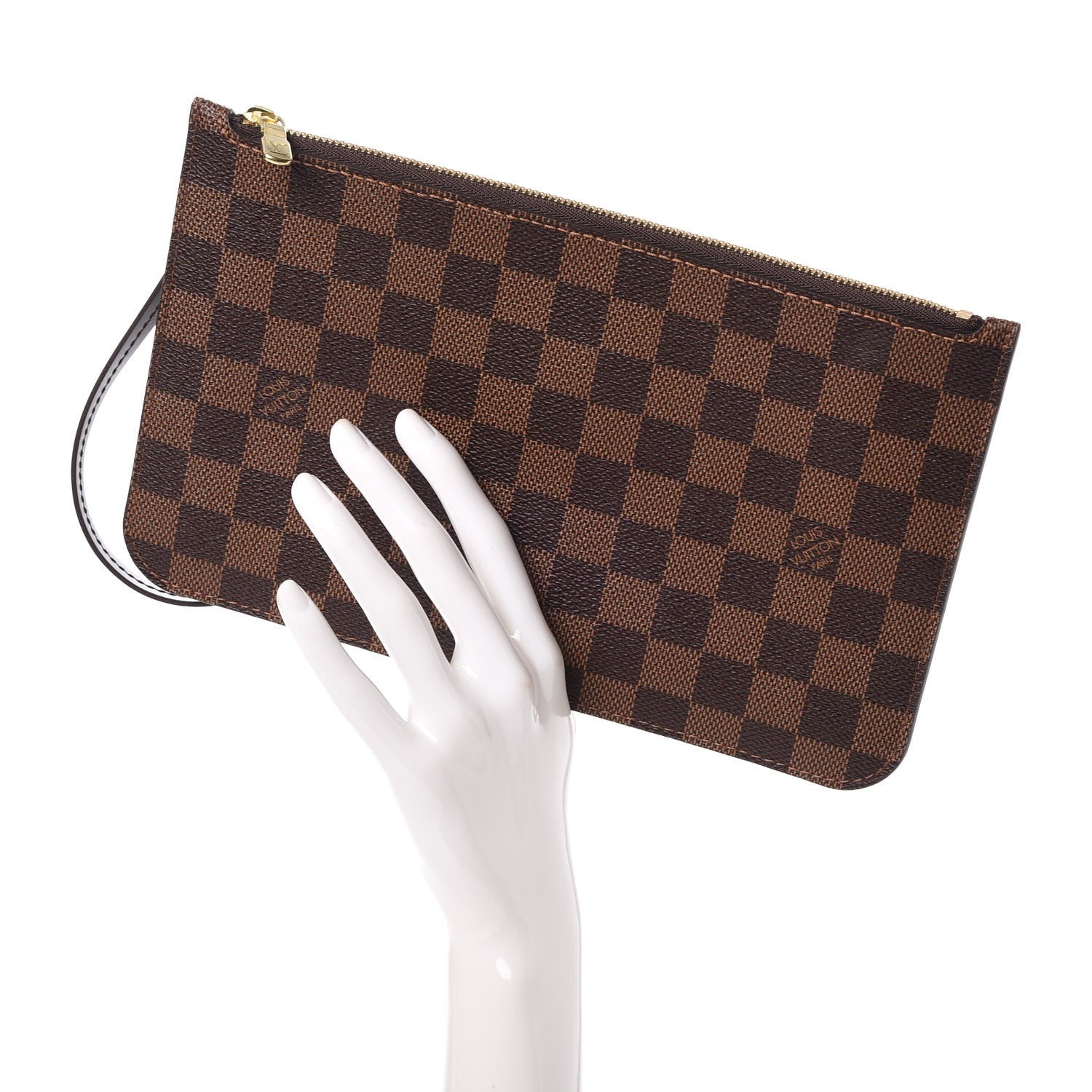 Louis Vuitton Damier Ebene Neverfull MM GM Pochette 2 of 7