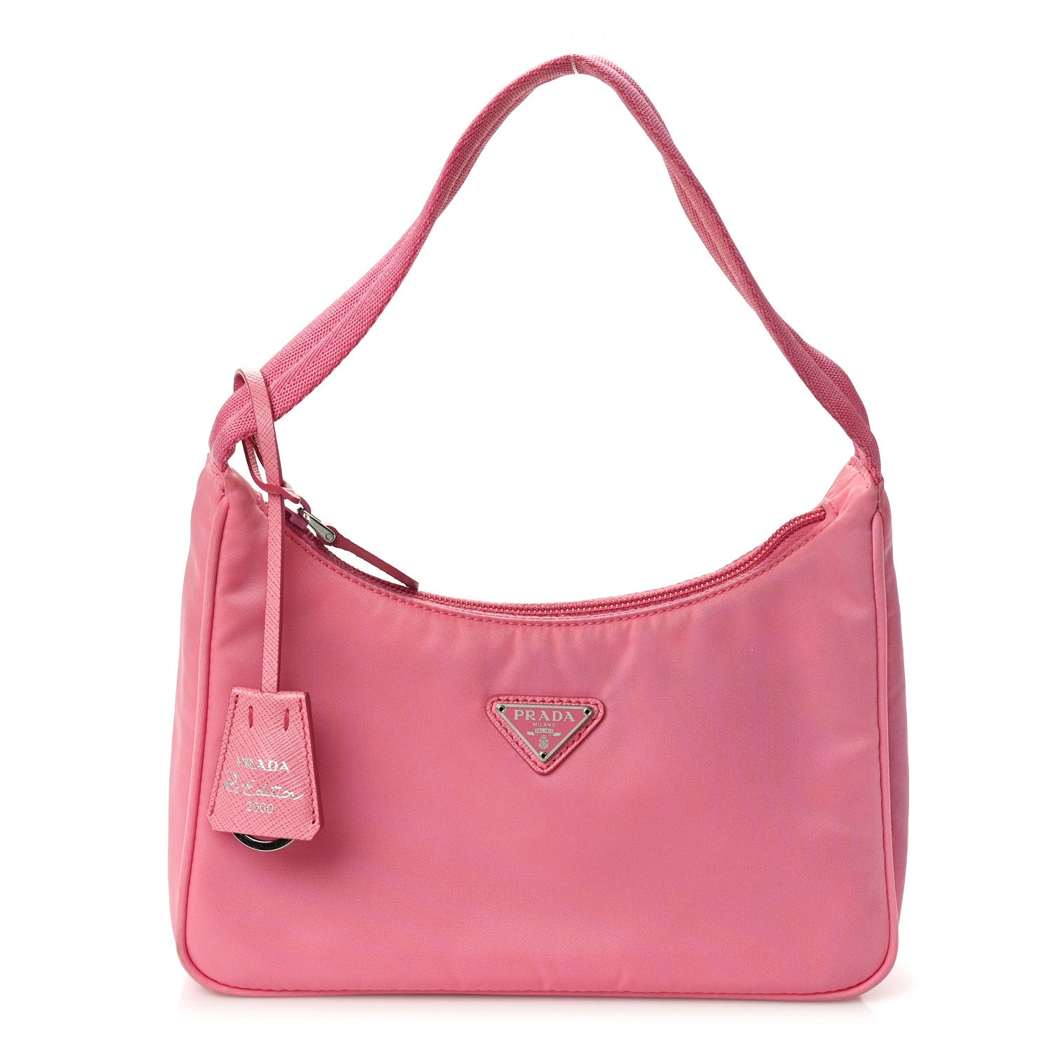 Prada Tessuto Nylon Mini Re-Edition 2000 Bag Begonia 1 of 11