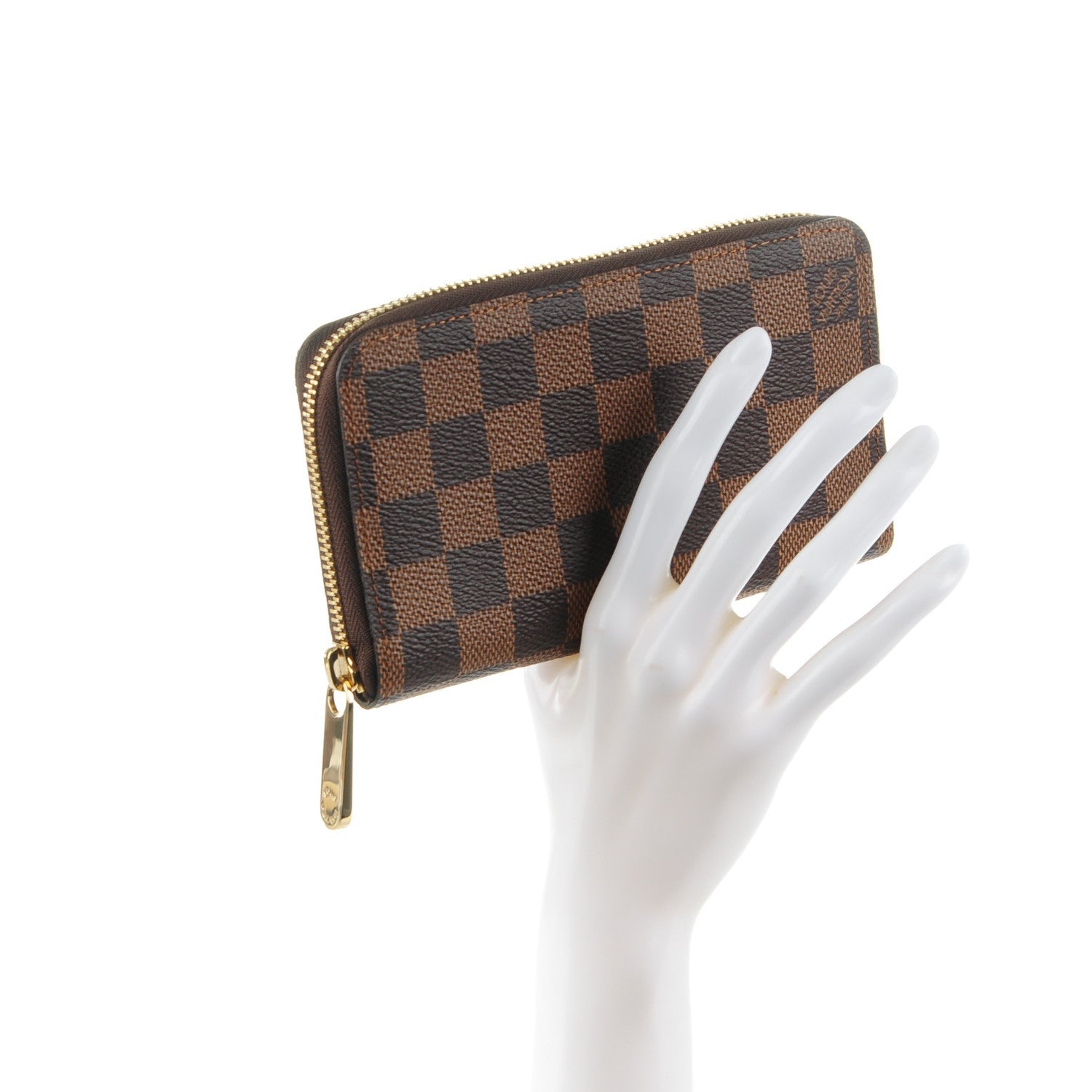 Louis Vuitton Damier Ebene Zippy Compact Wallet 2 of 7