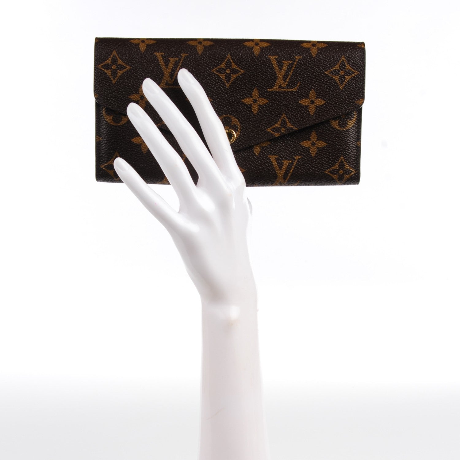 Louis Vuitton Monogram Sarah Wallet NM 2 of 9