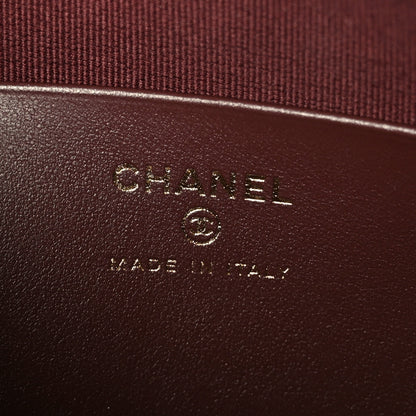 Chanel Caviar Quilted Barrel Clutch With Chain Black 6 of 11