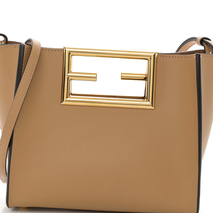 Fendi Vitello King Small Fendi Way Tote Miele Scuro 8 of 10