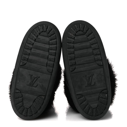 Louis Vuitton Damier Infini Fur Mens Snowstorm Boot 9 Black 7 of 9