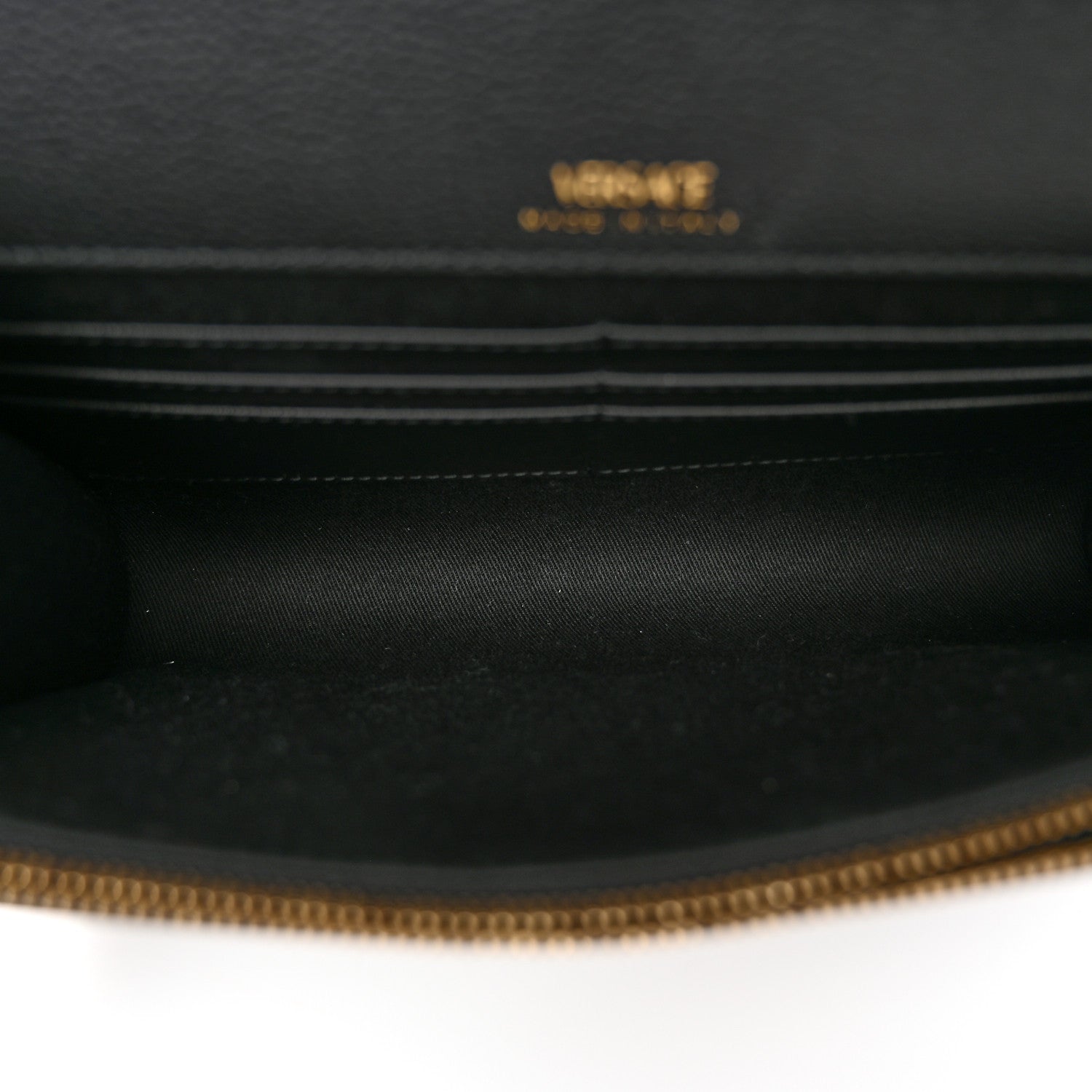 Versace Grained Calfskin La Medusa Crossbody Bag Black 5 of 10