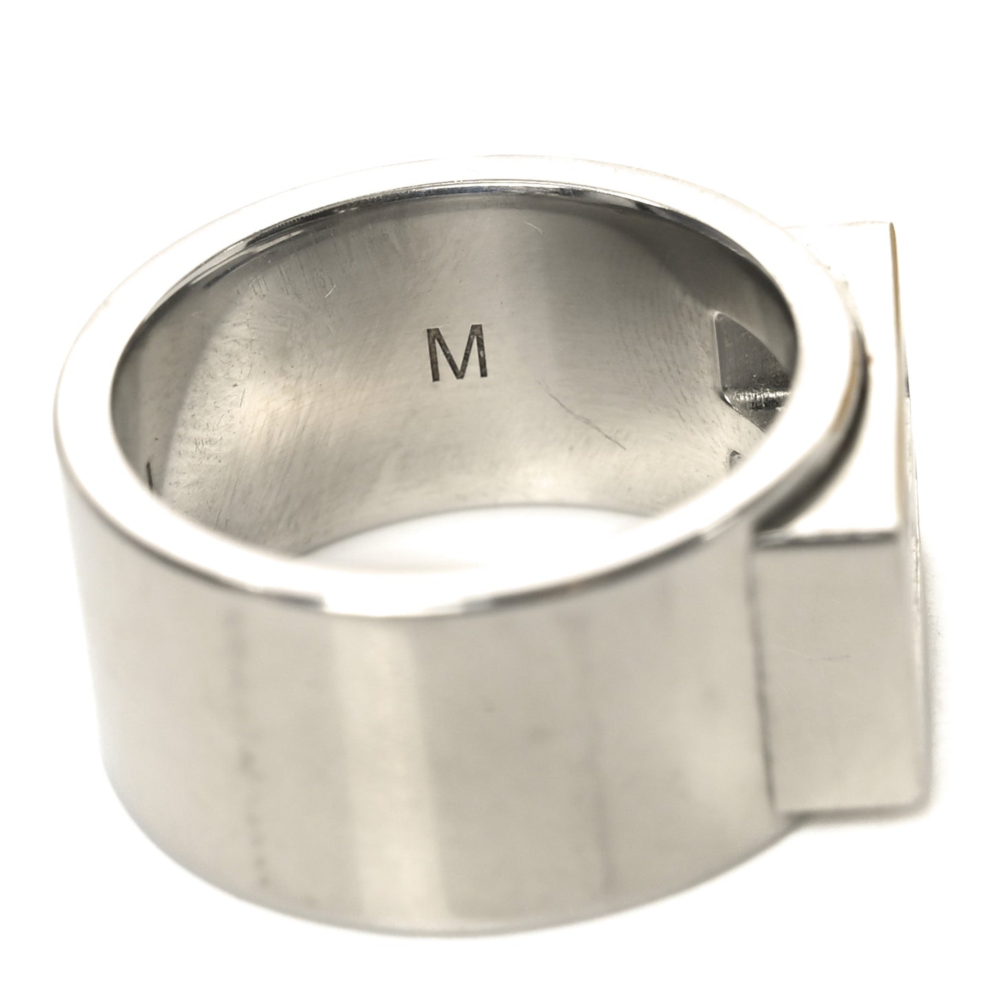 Metal Baguette Ring 62 10 Silver