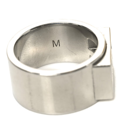 Fendi Metal Baguette Ring 62 10 Silver 5 of 6