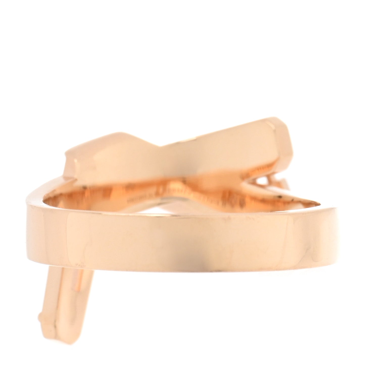 18K Rose Gold Kelly Gavroche Ring 55 7.25