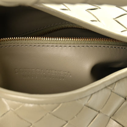 Bottega Veneta Calfskin Intrecciato Small Hop Travertine 6 of 11