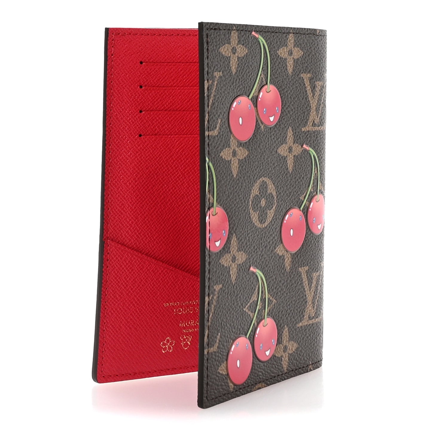 LV X TM Monogram Cerises Passport Cover