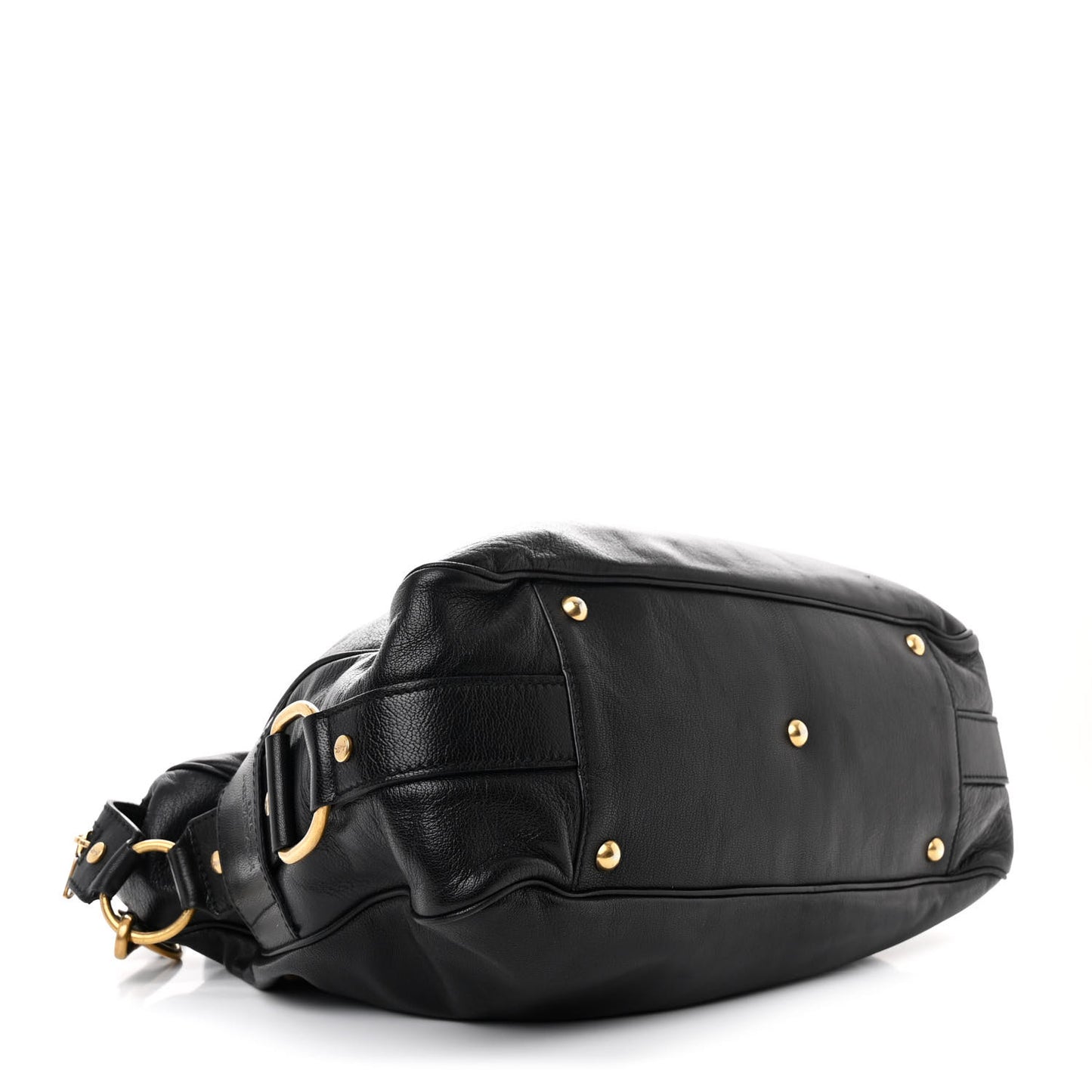 Calfskin Muse Messenger Bag Black