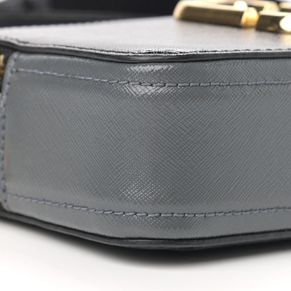 Marc Jacobs Saffiano Snapshot Camera Bag Black Grey 17 of 26