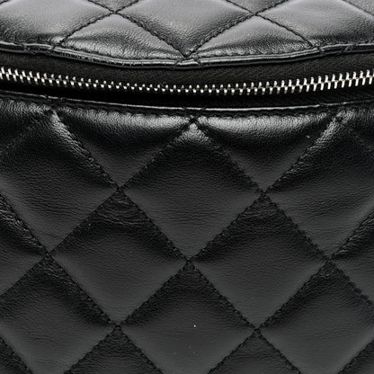 Chanel Calfskin Quilted Waist Belt Bag Black 8 of 10