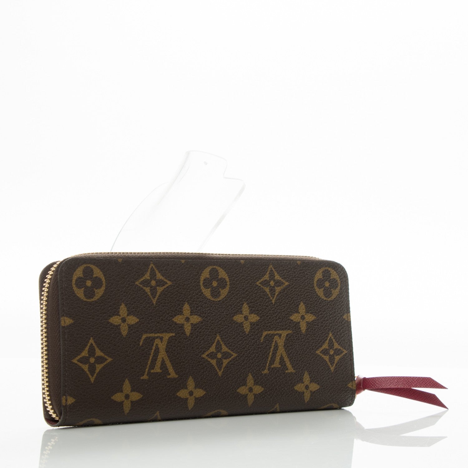 Louis Vuitton Monogram Clemence Wallet Fuchsia 3 of 7