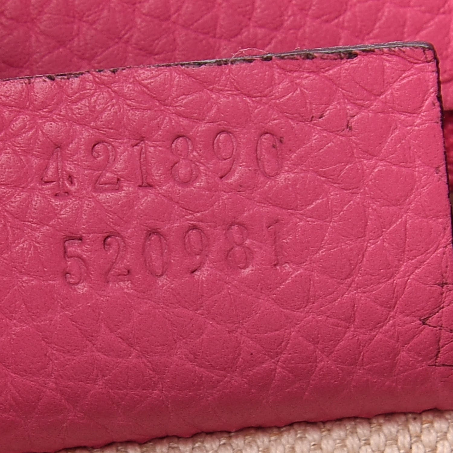 Gucci Calfskin Small GG Marmont Top Handle Bag Pink Tropical Flower 6 of 8