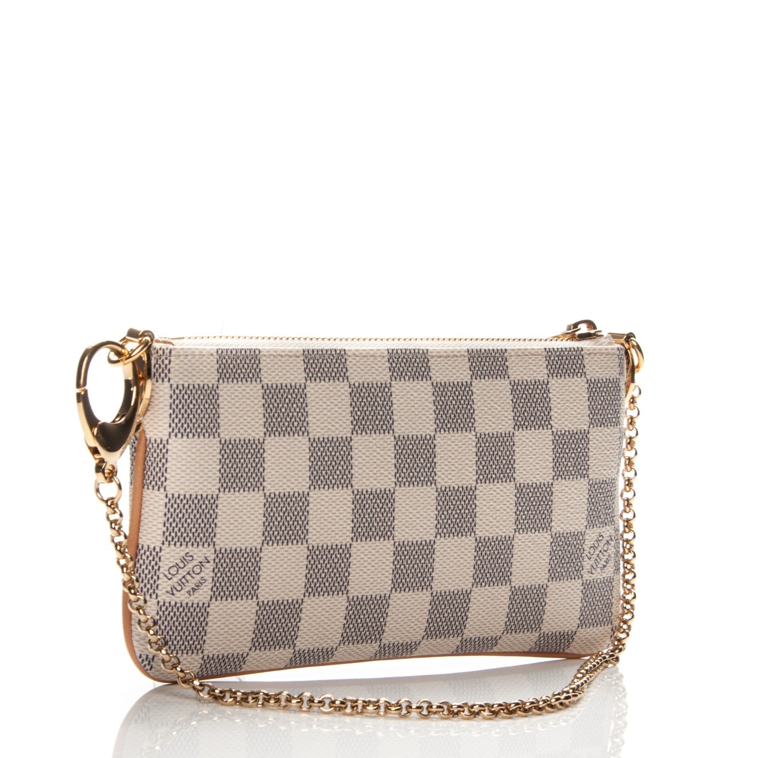 Louis Vuitton Damier Azur Pochette Milla MM 3 of 7