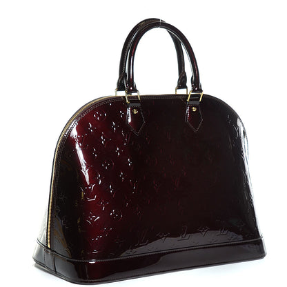 Louis Vuitton Vernis Alma GM Amarante 3 of 7