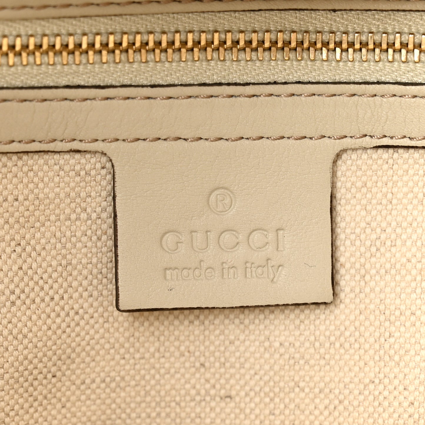 Guccissima Medium Lovely Heart Hobo Off White