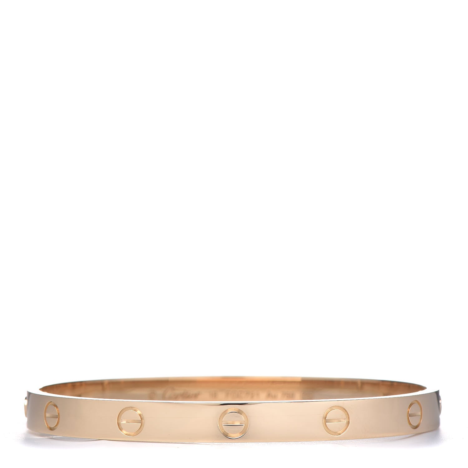 Cartier 18K Yellow Gold LOVE Bracelet 18 3 of 8