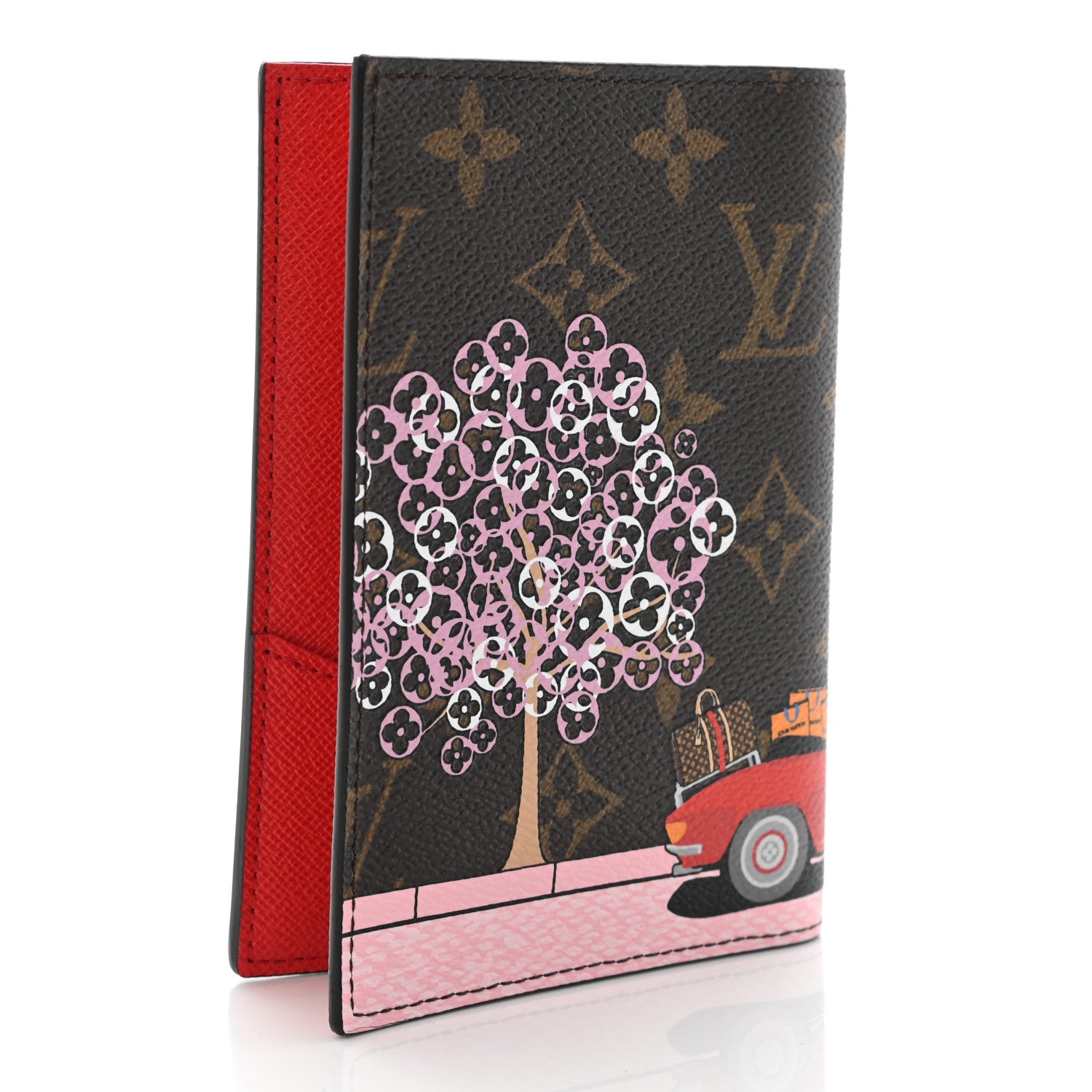 Louis Vuitton Monogram 2019 Christmas Animation Passport Cover Rouge 3 of 8