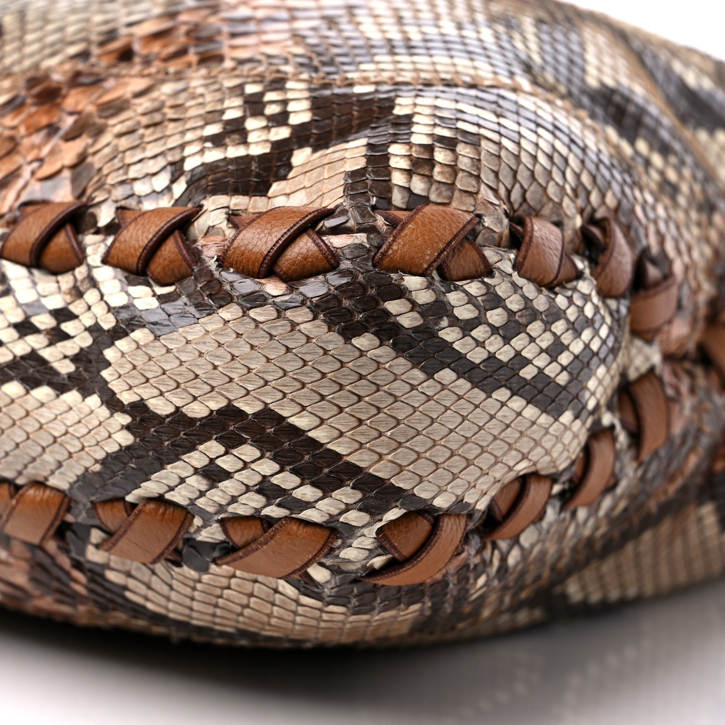 Snakeskin Large New Jackie Shoulder Bag Multicolor