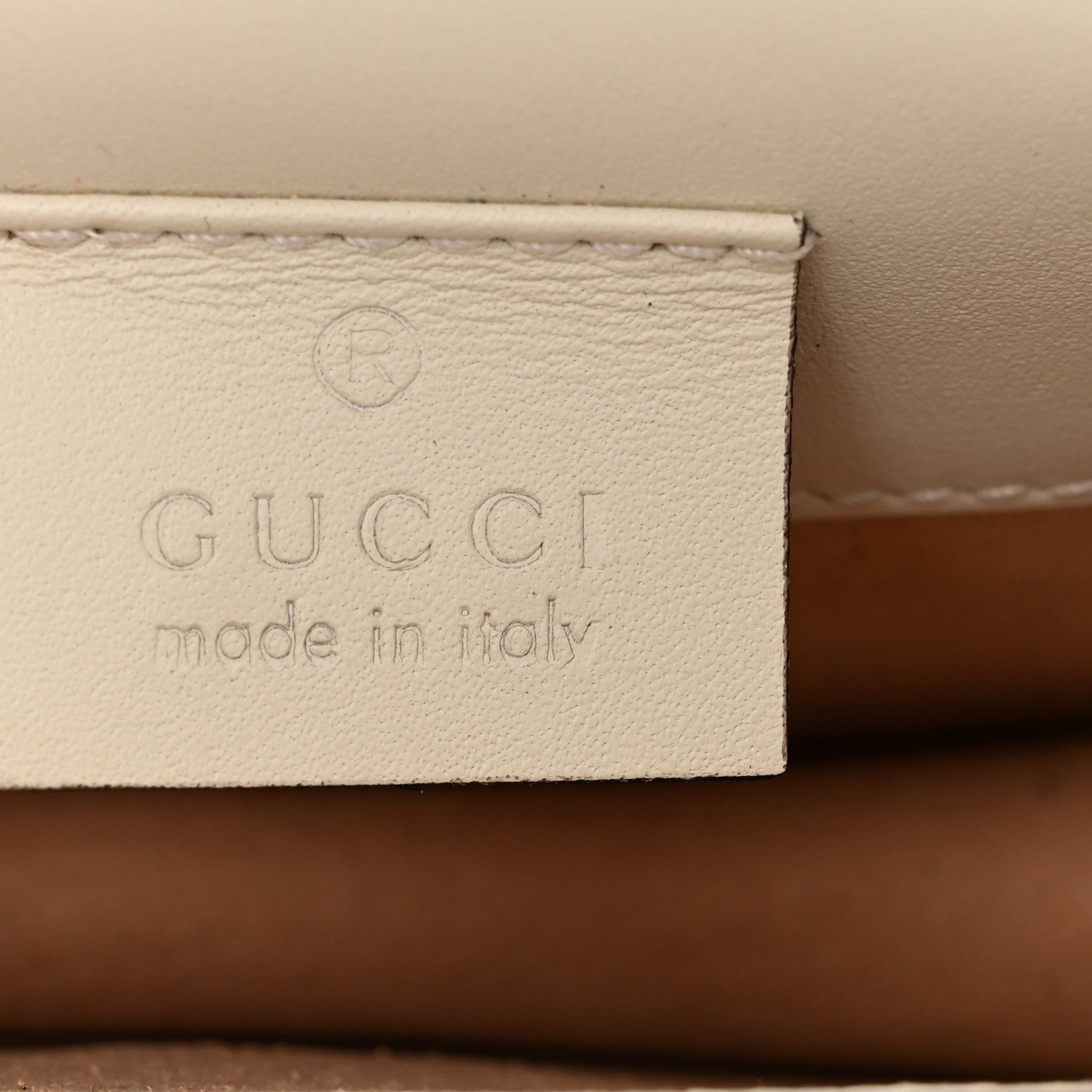 Gucci Calfskin Super Mini Sylvie Chain Shoulder Bag White 6 of 11