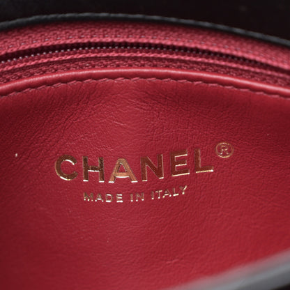 Chanel Calfskin Quilted Belt Chain Flap Black 6 of 11