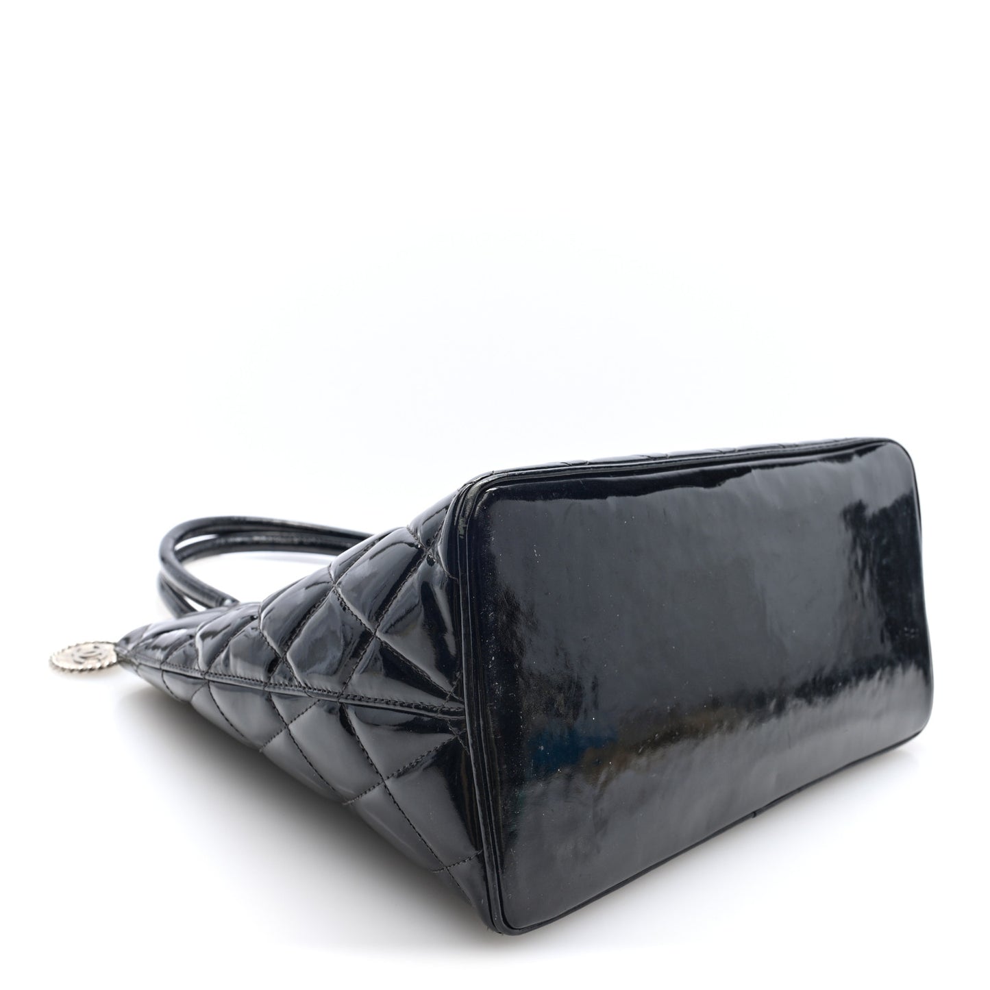 Patent Medallion Tote Black