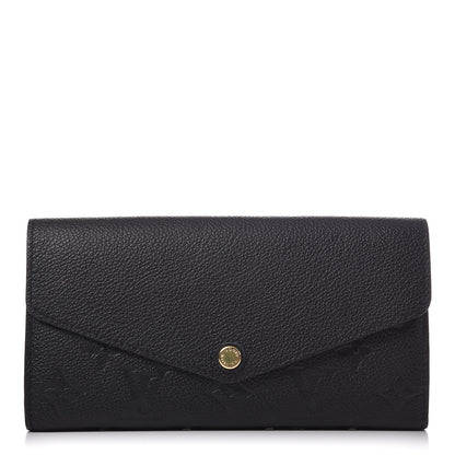 Louis Vuitton Empreinte Sarah Wallet NM Black 1 of 7