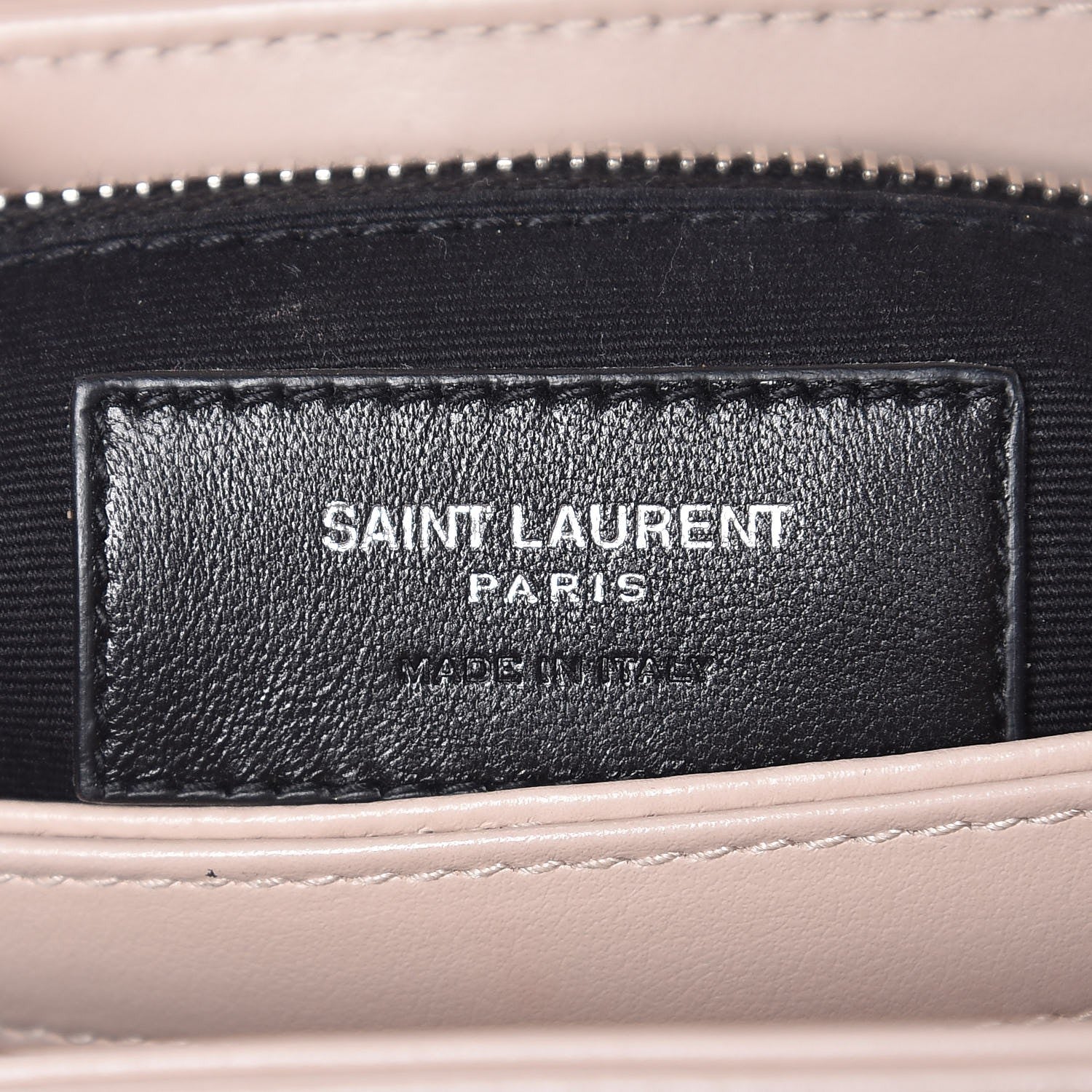 Saint Laurent Calfskin Y Quilted Monogram Toy Loulou Chain Satchel Nude Powder 6 of 7