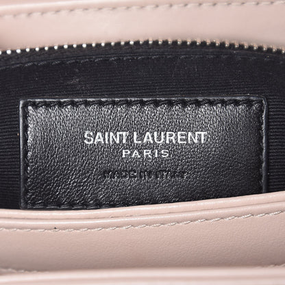 Saint Laurent Calfskin Y Quilted Monogram Toy Loulou Chain Satchel Nude Powder 6 of 7