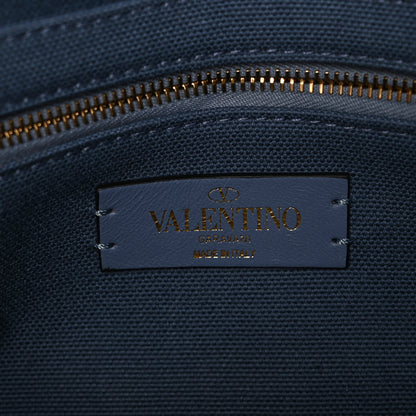 Valentino Garavani Knit Medium Roman Stud Shoulder Bag Niagara 9 of 14