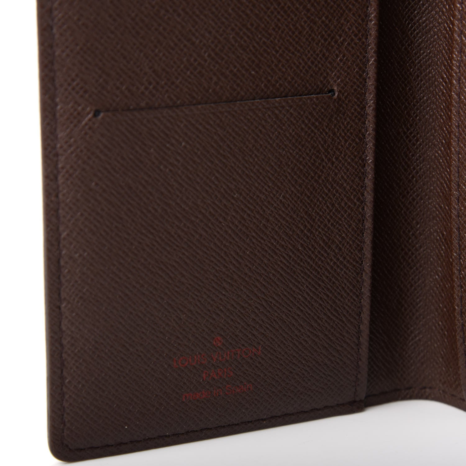 Louis Vuitton Damier Ebene Pocket Agenda Cover 6 of 6