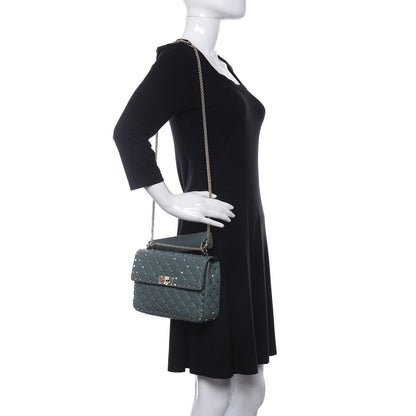 Valentino Garavani Nappa Medium Rockstud Spike Shoulder Bag Giada 2 of 10