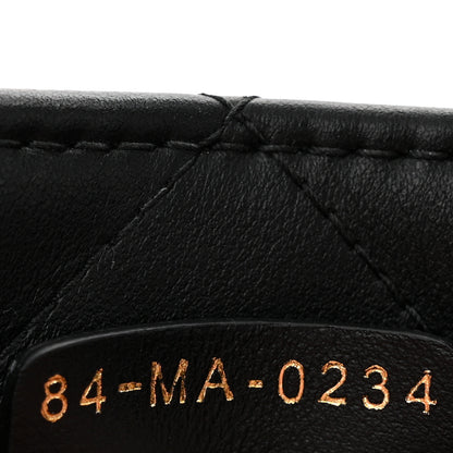 Christian Dior Calfksin Macrocannage Mini Book Tote Black 7 of 10