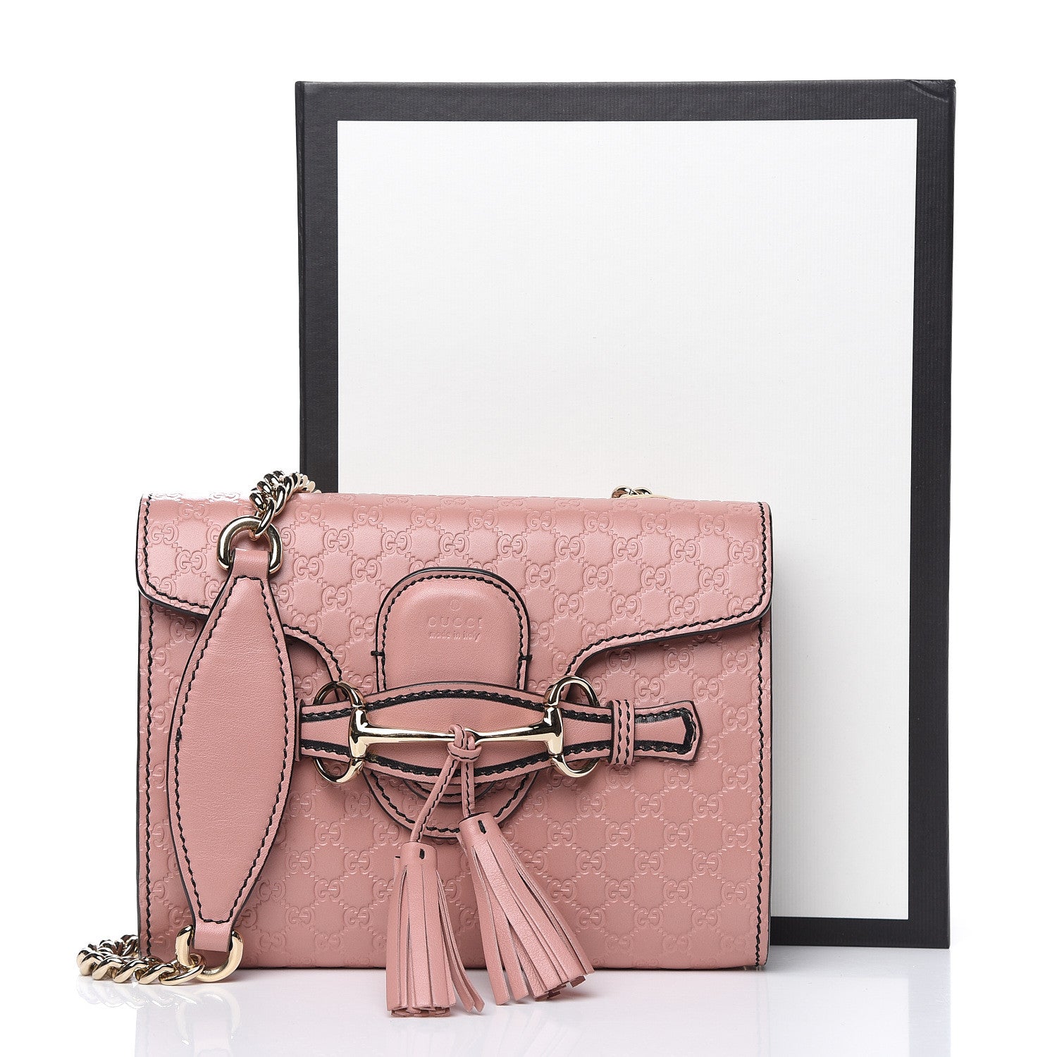 Gucci Microguccissima Mini Emily Shoulder Bag Soft Pink 11 of 11