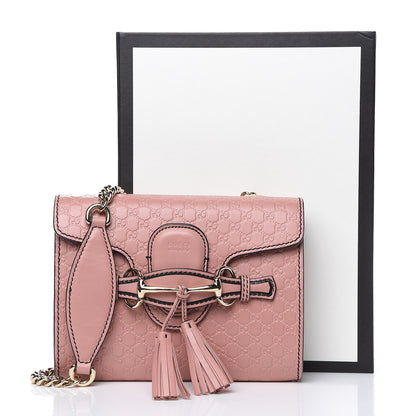 Gucci Microguccissima Mini Emily Shoulder Bag Soft Pink 11 of 11