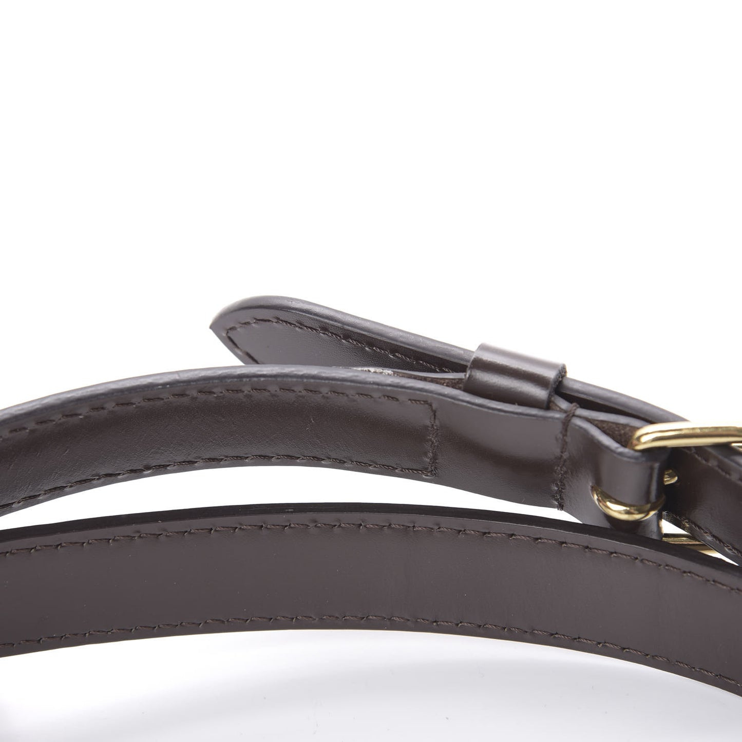 Calfskin Adjustable Speedy Bandouliere Shoulder Strap Brown