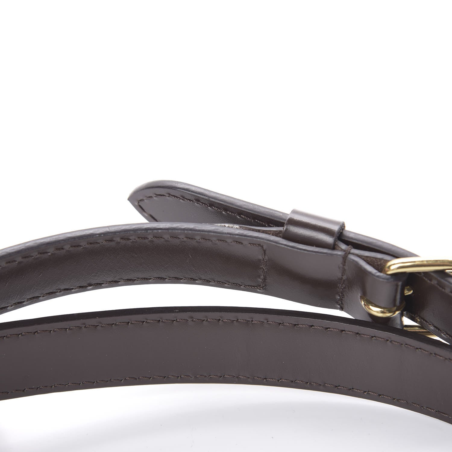 Louis Vuitton Calfskin Adjustable Speedy Bandouliere Shoulder Strap Brown 4 of 5