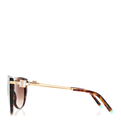 Tiffany Acetate Metal Mother of Pearl T Wire Sunglasses TF4178 Havana Brown 3 of 8