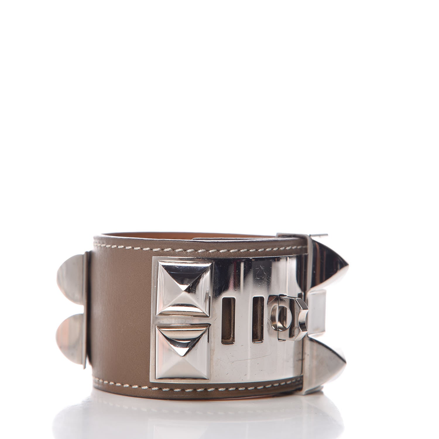 Hermes Swift Collier De Chien CDC Bracelet S Etoupe 3 of 7
