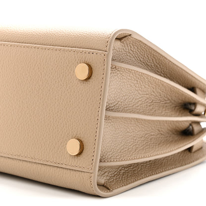 Saint Laurent Grained Calfskin Baby Sac De Jour Souple Dark Beige 10 of 11