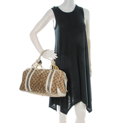 Gucci Monogram Medium Interlocking Boston Off White 2 of 9