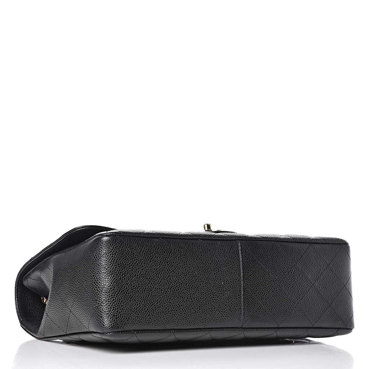 Caviar Quilted Jumbo Single Flap Black
