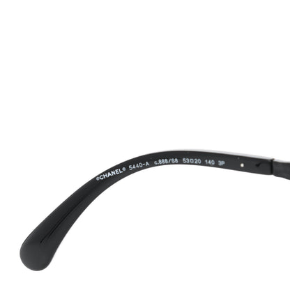 Chanel Acetate Metal Polarized Pantos Sunglasses 5440-A Black 6 of 8